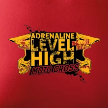 Motocross adrenaline level high