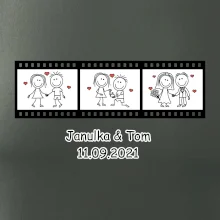 Svatební den - váš nápis (Hana-creative)