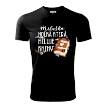 Kniha - Holka, která miluje knihy -  Vaše jméno