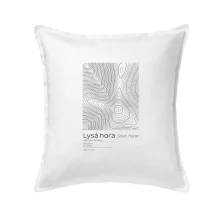 Lysá hora - vrstevnice v obdélníku