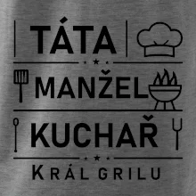 Táta manžel kuchař král grilu