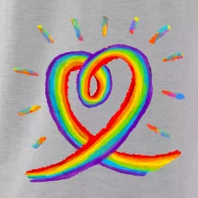 Srdce pride duha kreslená