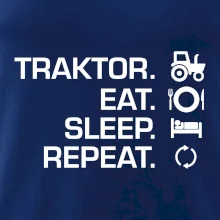 Traktor eat sleep repeat