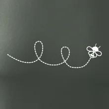 Dráha letu včely - smyčka