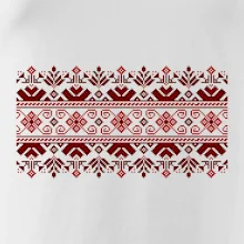 Ukrajinský vzor - červený