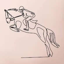 Jízda na koni jedním tahem