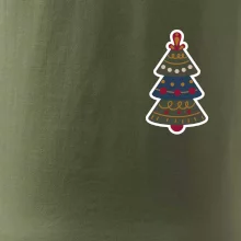 Folklor na prsu vánoční stromek Folklor na prsu vánoční stromek