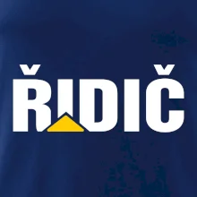 Řidič nápis Řidič nápis