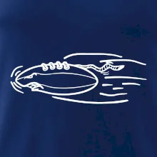 Americký fotbal letící míč