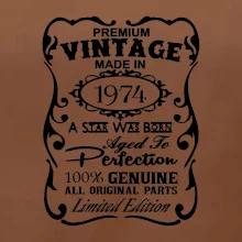 Vintage Etiketa - 1974