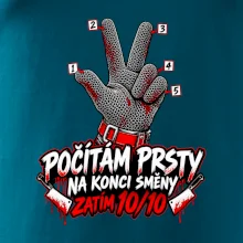 Řezník počítám prsty na konci směny