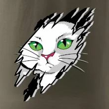 Kočka v roztrženém triku