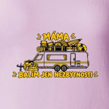 Máma balím jen nezbytnosti rodinný karavan