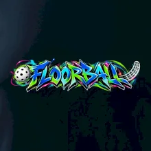 Florbalové graffiti v neonových barvách