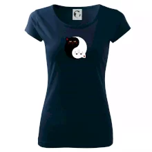 Kočky jin jang barevné