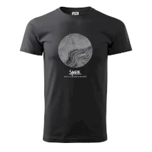 Smrk - vrstevnice v kruhu
