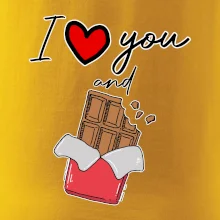 I love you and chocolate