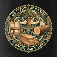 Od stromu až po dřevěnou židli