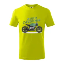 Budu závodník  zelený cafe racer