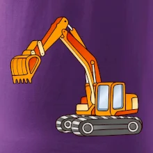 Bagr bez nápisu oranžový