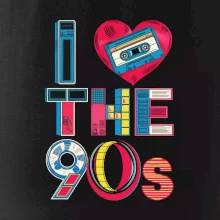 I love 90s - srdce a kazeta