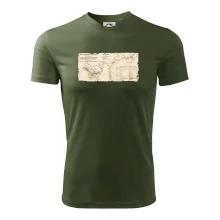 Mapa Báňské dráhy z Moravské Ostravy do Doubravy