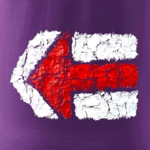 Párová turistická značka  červená