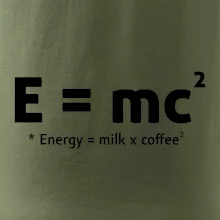 e = mc2 - coffee milk