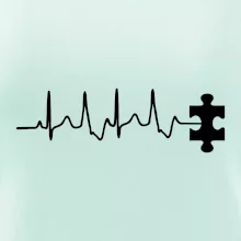 EKG puzzle rozpojené