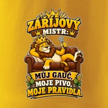 Záříjový mistr -  můj gauč, moje pivo, moje pravidla