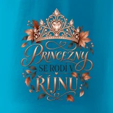 Princezny se rodí v říjnu - královská koruna
