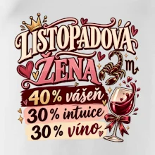 Listopadová žena čtyřicet procent vášeň třicet intuice