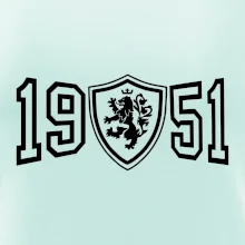 Narozeninový motiv - znak - 1951