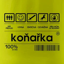 Čárový kód - Koňařka