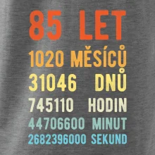 Narozeniny 85 přepočet času
