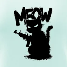 Meow kočka se zbraní
