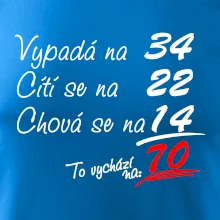 Vypadá, cítí se, chová se - 70 let