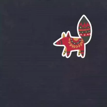 Folklor na prsu liška