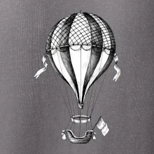 Horkovzdušný balón  kreslený