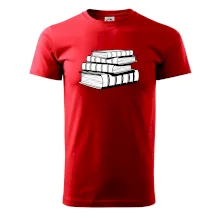 Knihy černobílé na sobě