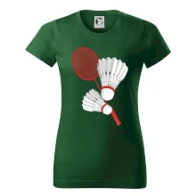 Badminton - pálka a košík