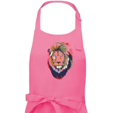 Hlava lva kreslená jednoduchá