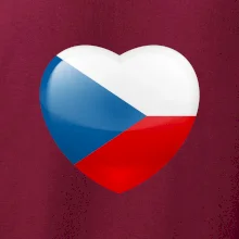 Česká vlajka srdce