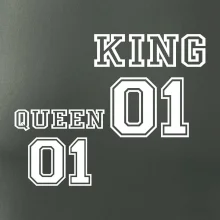 King - Queen - 01 dres (černobílá)