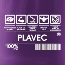 Čárový kód  - Plavec/plavkyně