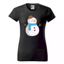 Sněhulák se šálou