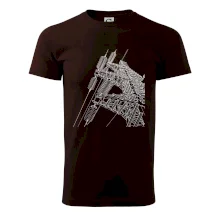 Nákres stožáru vysokého napětí