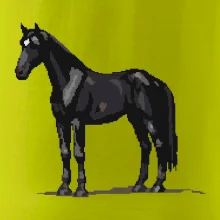 Černý kůň pixel Černý kůň pixel