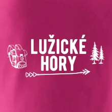 Lužické hory nápis