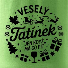 Veselý tatínek jen když  má co pít
